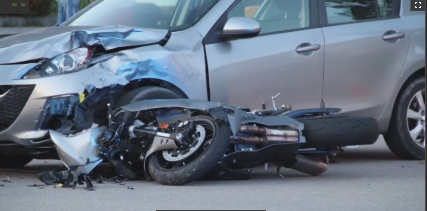 Motorcyclist taken to hospital after collision with car in Surrey - image