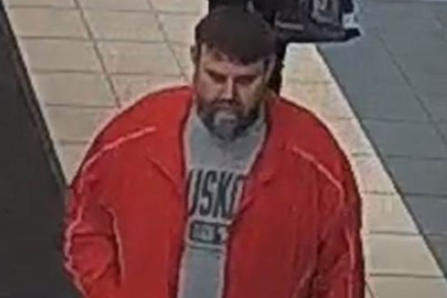 Waterloo Regional Police are looking to speak with this man in connection with an incident that reportedly occurred at a Cambridge mall in April.