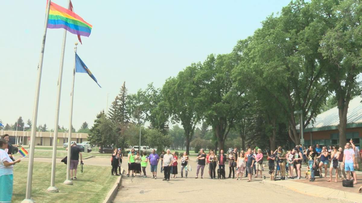 For the third year, the Taber Equality Alliance raises a pride flag on Saturday.