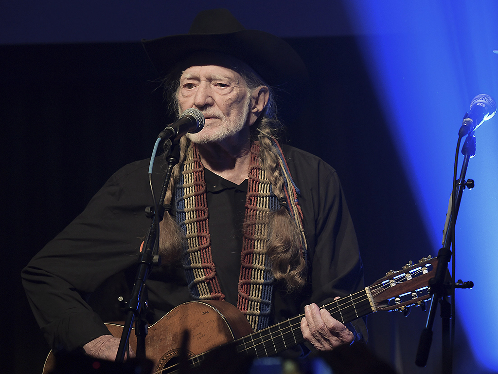 Willie Nelson performs at the Producers & Engineers Wing 12th Annual Grammy Week Celebration at the Village Studio in Los Angeles on Feb. 6, 2019.