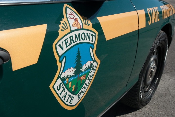 Vermont state trooper logo on patrol car. A Montreal teen who went missing as he was hiking with a large group of friends as part of a camp has been found. Thursday, July 25, 2019.