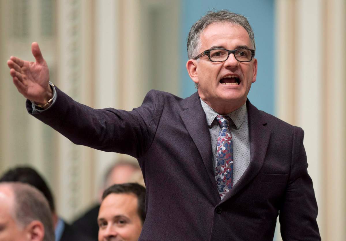 Réjean Hébert served as health minister under the Pauline Marois government.