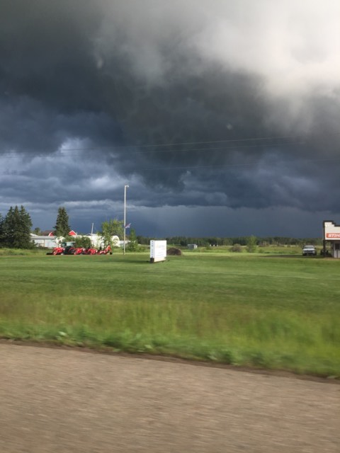 Wild weather in central Alberta Friday includes tornado ...