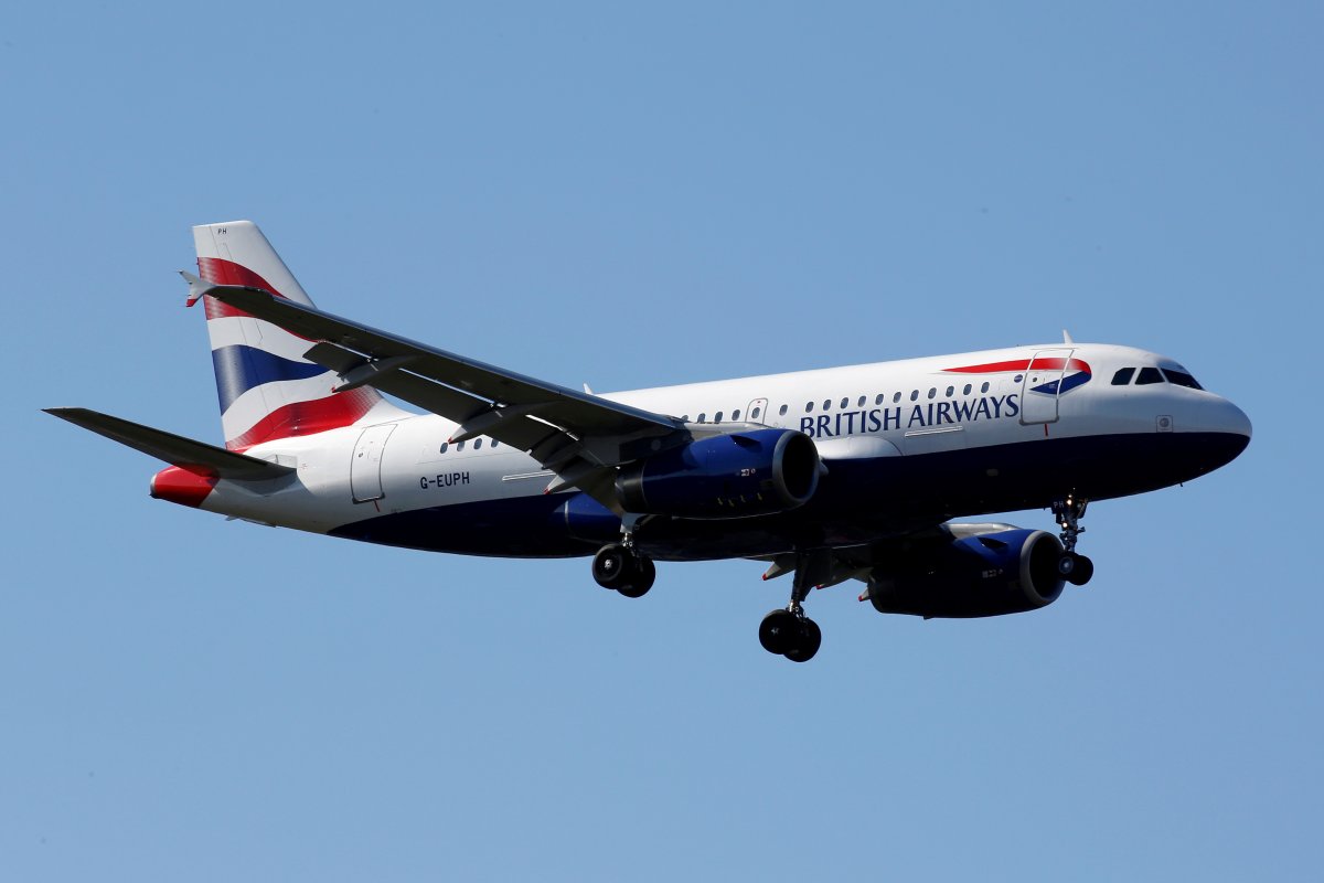 The G-EUPH British Airways Airbus A319-131 makes its final approach for landing at Toulouse-Blagnac airport, France, March 20, 2019.   