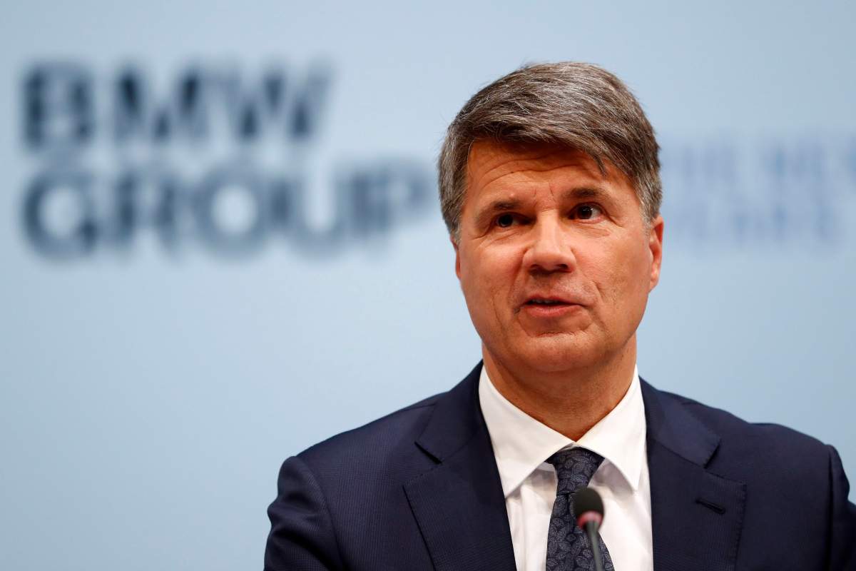 CEO of the German car manufacturer BMW, Harald Krueger, attends the earnings press conference in Munich, Germany on March 20, 2019.