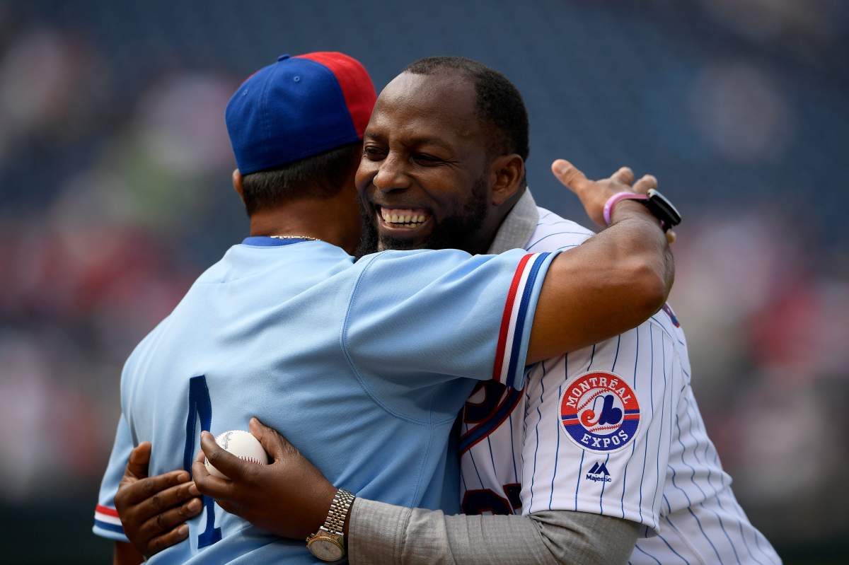 The Washington Nationals are paying tribute to the Montreal Expos in Saturday's game by wearing throwback uniforms. 