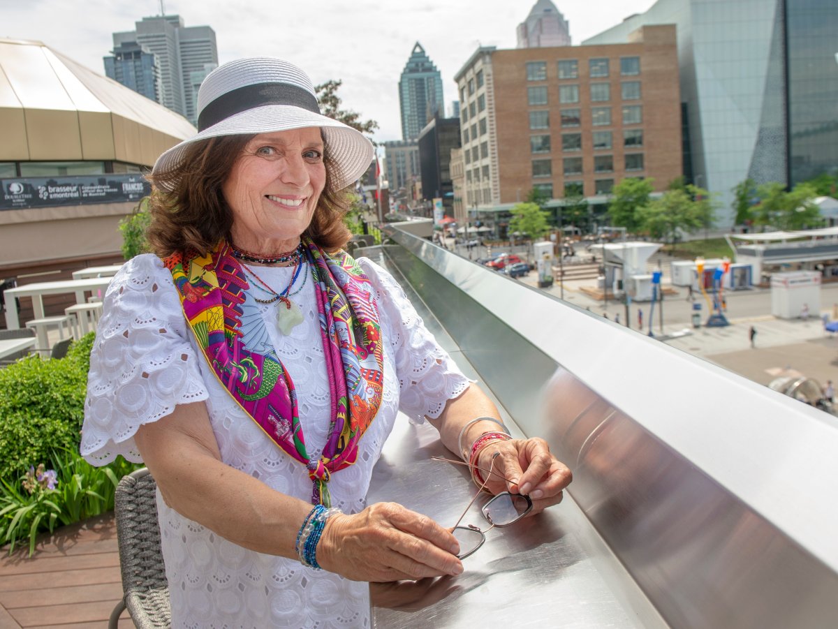 Margaret Trudeau is shown in Montreal, Wednesday, June 19, 2019. Trudeau says one of the goals of her one-woman show is to kill the conventional wisdom around what is, and isn't, a play. 