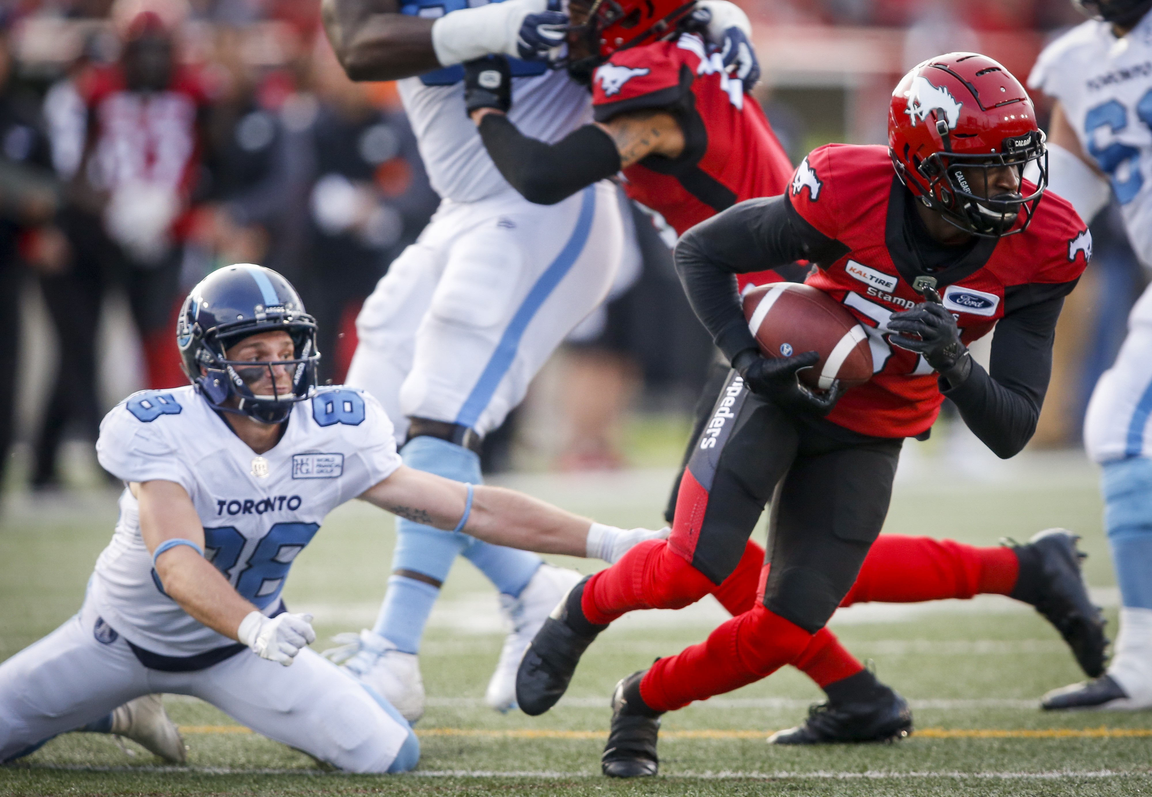 Toronto Argos starting quarterback Nick Arbuckle McLeod Bethel Thompson 