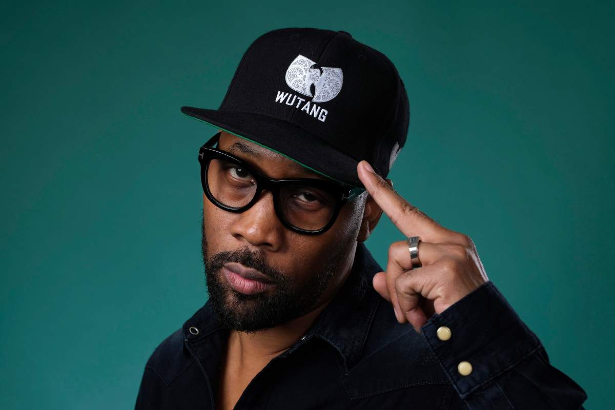 In this Friday, July 26, 2019 file photo, Wu-Tang Clan member RZA, poses for a portrait during the 2019 Television Critics Association Summer Press Tour at the Beverly Hilton, in Beverly Hills, Calif.