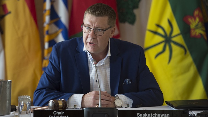 Premier Scott Moe and the federal infrastructure minister are in a disagreement over a timeline for projects the province says are critically important. 
