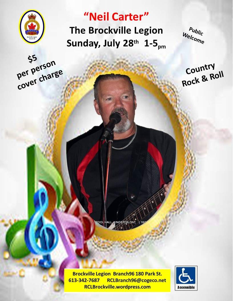 The Brockville Legion presents Neil Carter - image