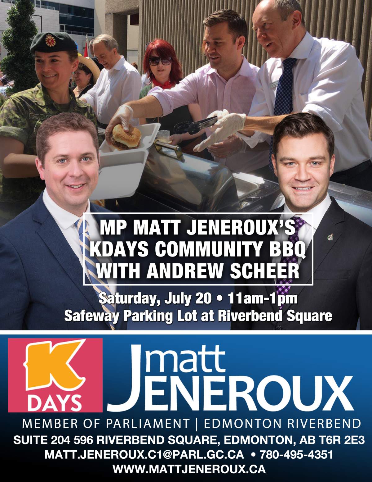 MP Matt Jeneroux Community K-Days BBQ - image