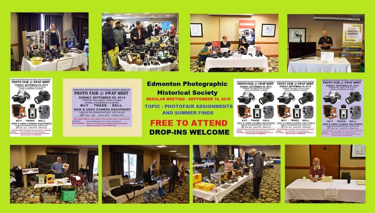 Camera / Photography Club … FREE … September 18, 2019 - image