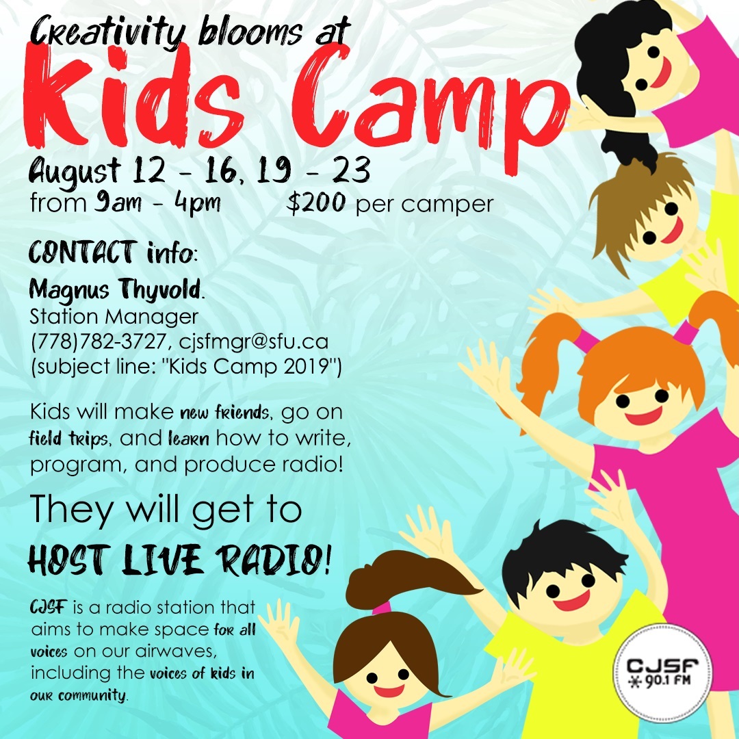 CJSF Radio Kids’ Camp - image