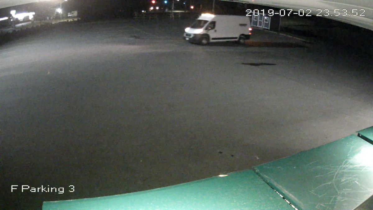 OPP say this vehicle was at the scene during the theft of several docks from a Bridgenorth Home Hardware on July 2.