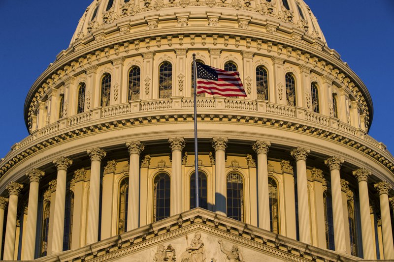 FILE - In this March 24, 2019, file photo, the U.S Capitol is seen at sunrise in Washington.