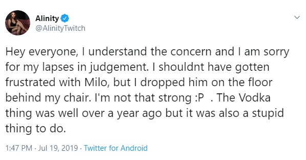 A screenshot from Twitter.