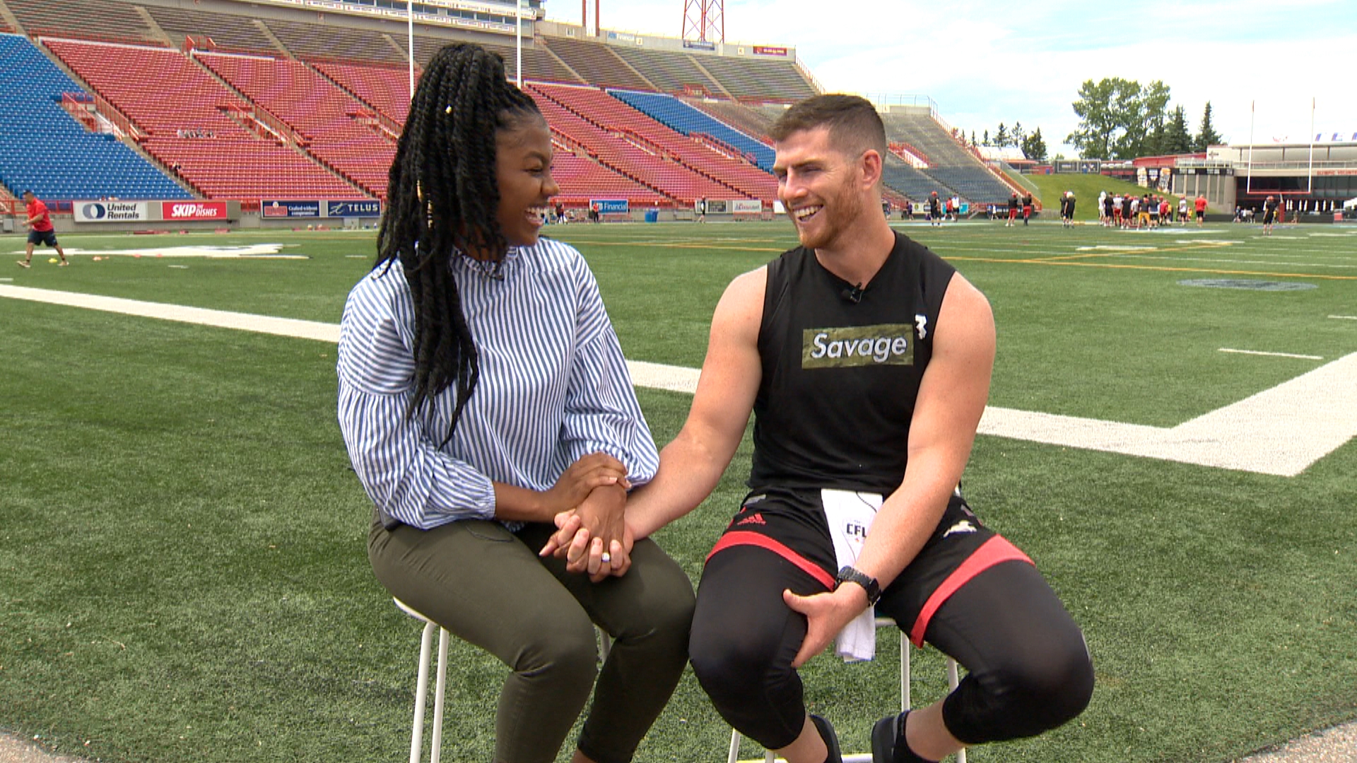 As Nick Arbuckle sought CFL success, his wife worked 3 jobs to keep his  dream alive - Calgary