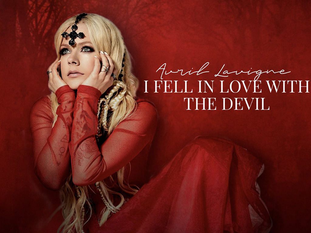 The artwork for Avril Lavigne’s latest single, ‘I Fell in Love with the Devil,’ from her latest album, ‘Head Above Water’ (2019).