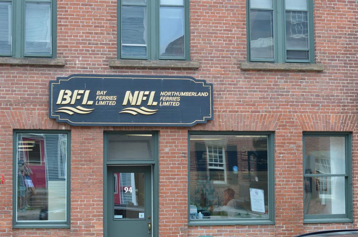 The offices of Bay Ferries Ltd., in Charlottetown, PEI on July 18, 2019. 