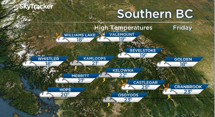 UPDATE: Severe Thunderstorm Watch Has Ended For B.C.’s Southern ...