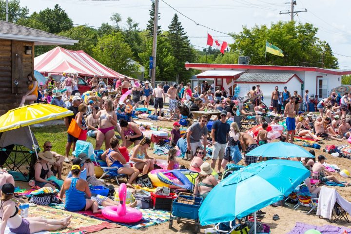 Over 1,600 people were in Little Manitou Lake at once Saturday, July 12.