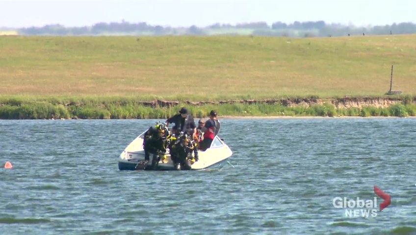 The Saskatchewan and Manitoba underwater recovery teams have completed their searches at Blackstrap Lake.
