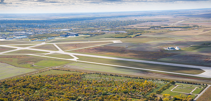 Runway 13/31 is being reconstructed at the Winnipeg airport in 2019.