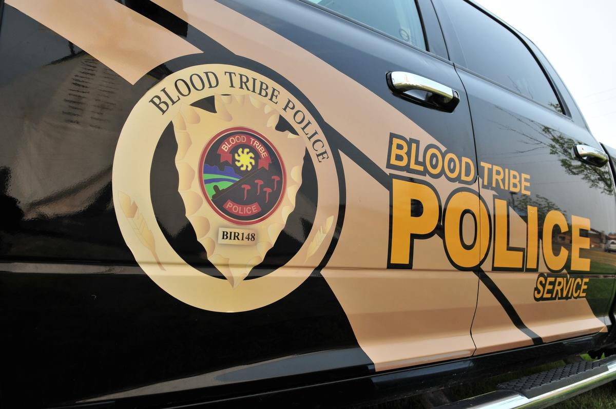 FILE: A Blood Tribe Police Service cruiser. 