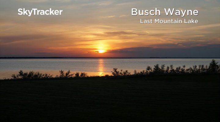 Busch Wayne took this sunset photo at Last Mountain Lake.