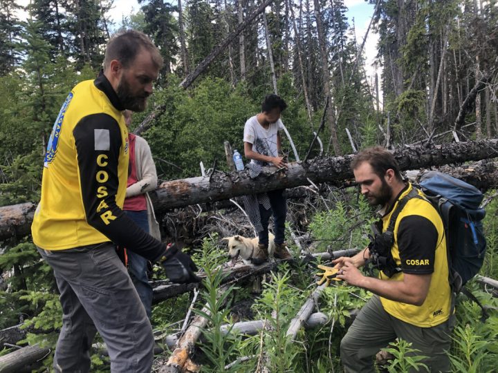 One of the hikers who was lost in the woods for 25 hours.