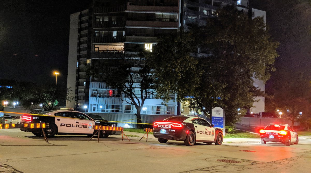 Hamilton police are investigating a homicide at an apartment building on Carling Street.