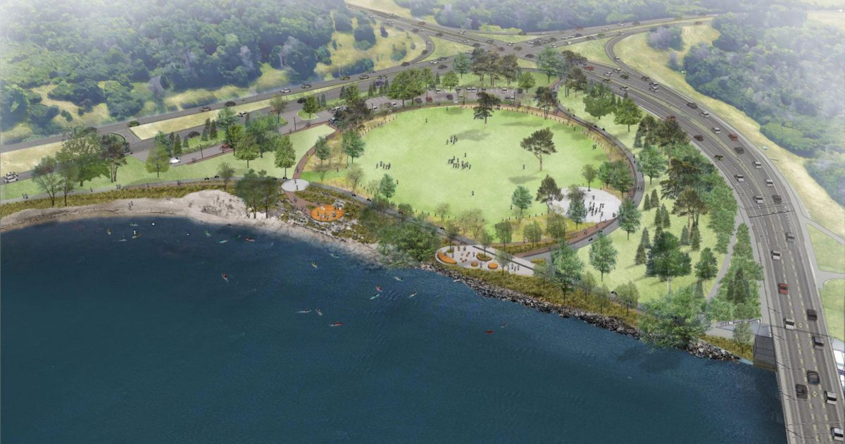 On July 8, the National Capital Commission will begin previously scheduled work to move and restore an aging, riverfront parking lot located in the 100-year flood plain beside the Champlain Bridge.