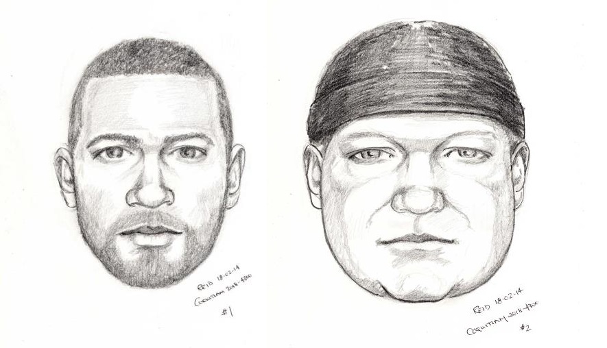 Police are looking for these two men in connection with a home invasion in Coquitlam earlier this year. 