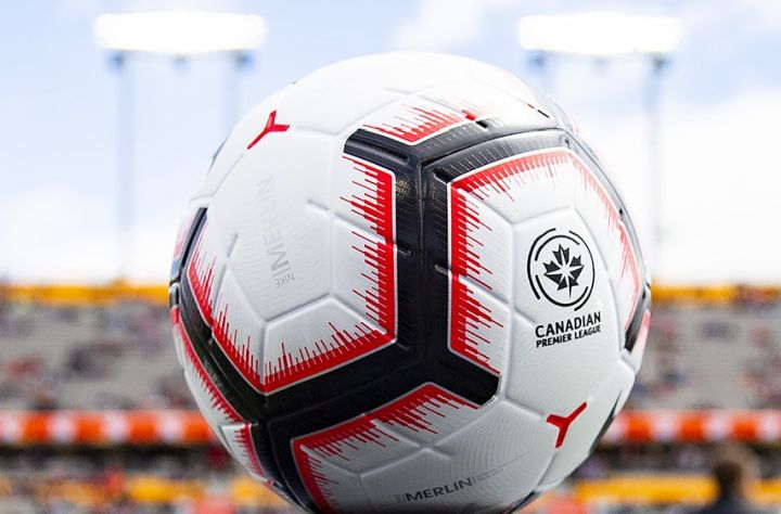 A file photo of a ball used in the CPL. 