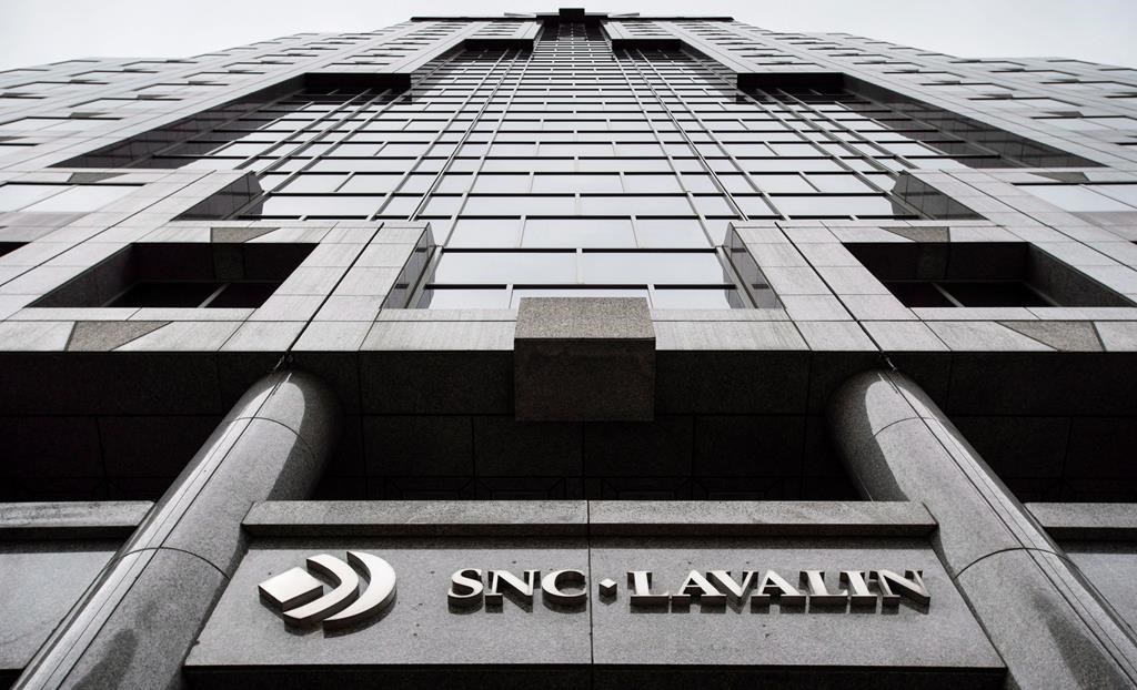 The headquarters of SNC Lavalin is seen Thursday, November 6, 2014 in Montreal.