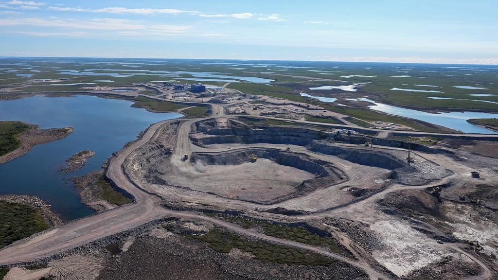 The Gahcho Kue mine, located about about 280 kilometres northeast of Yellowknife in the Northwest Territories, is shown in an undated handout photo.