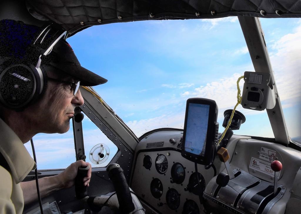 Gilles Morin is seen in this undated handout photo. Gilles Morin, 61-year-old pilot with Air Saguenay was one of seven people on board a float plane that crashed into a Labrador lake July 15. The RCMP say the daunting size of the remote Labrador lake where a float plane crashed July 15 has complicated an ongoing underwater search for four missing men and the aircraft that was carrying them.
