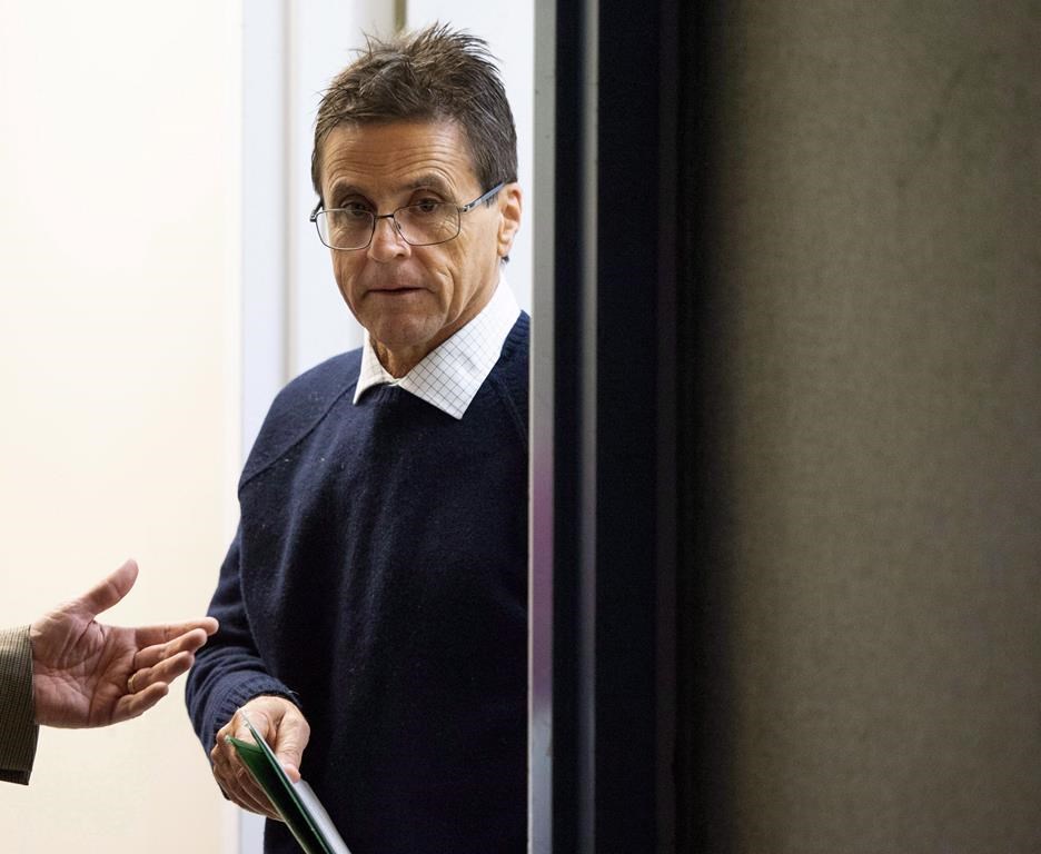 Hassan Diab arrives for a press conference on the French Court of Appeal's decision in his case on Parliament Hill in Ottawa on Oct. 26, 2018. The federal government will release findings today of an independent review of an extradition that resulted in Ottawa professor Hassan Diab spending three years in a French jail, only to be suddenly released. THE CANADIAN PRESS/Justin Tang.