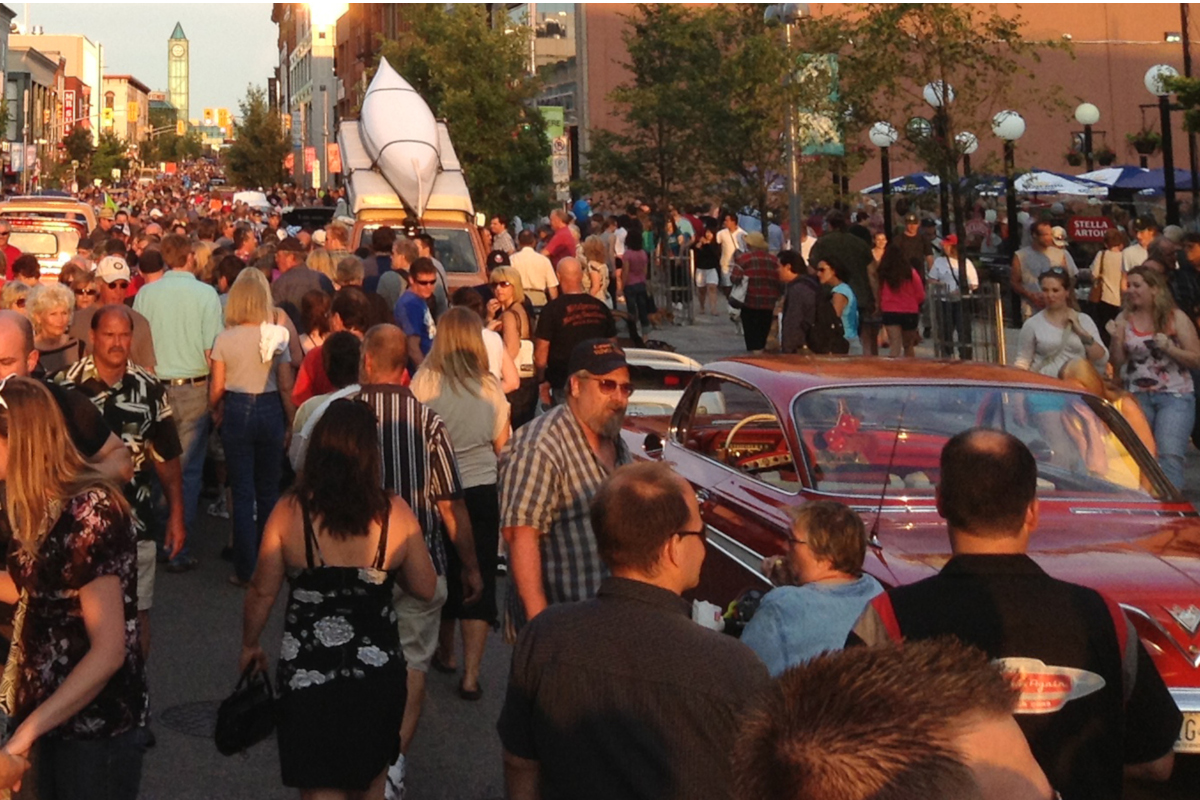 There will be a load of classic cars on King Street in Kitchener on Friday.