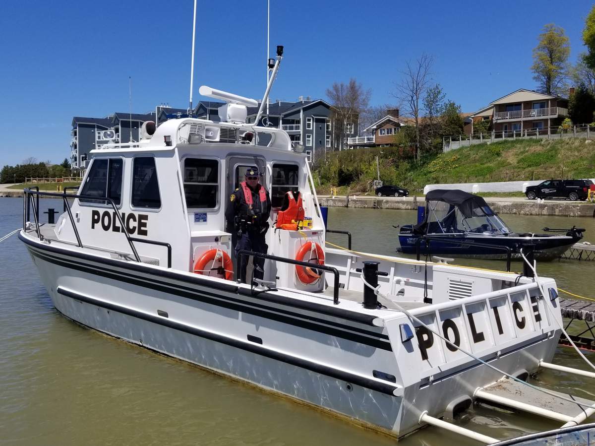 OPP are investigating after a man was pulled from Lake Huron on Friday morning. 