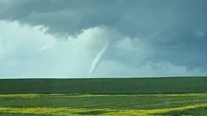 Two tornadoes were confirmed to have touched down near Rockglen, Sask., Friday July 12, 2019. 