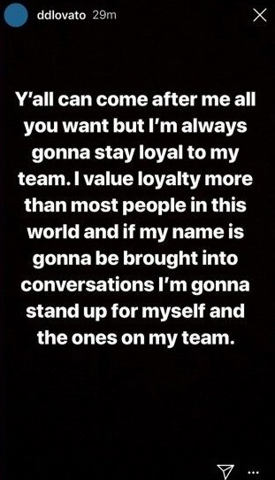 Demi Lovato Instagram