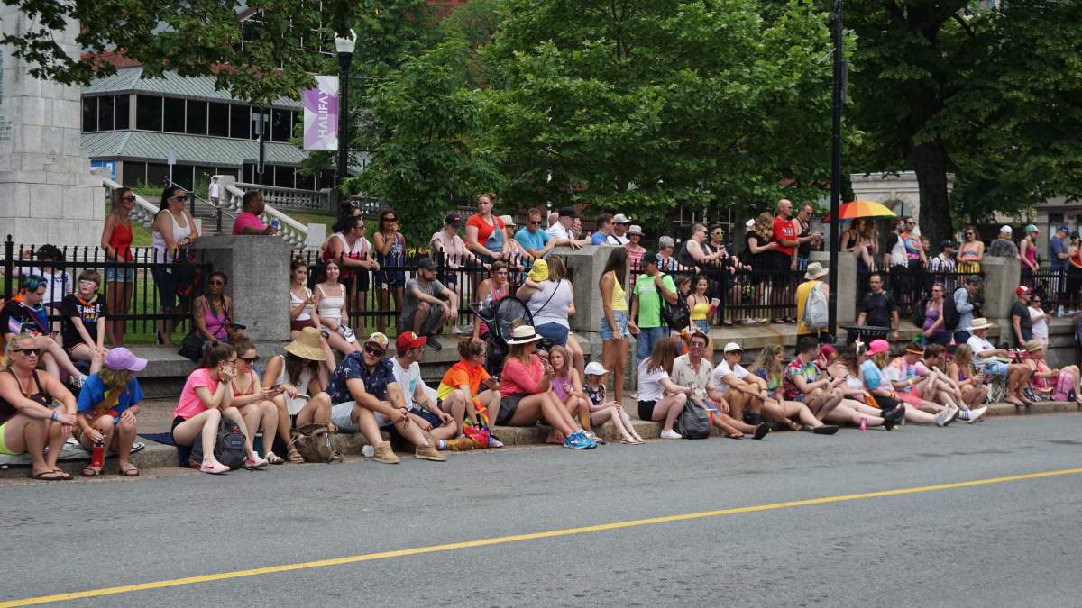Thousands lined the street during the annual Halifax Pride Parade on July 20, 2019.