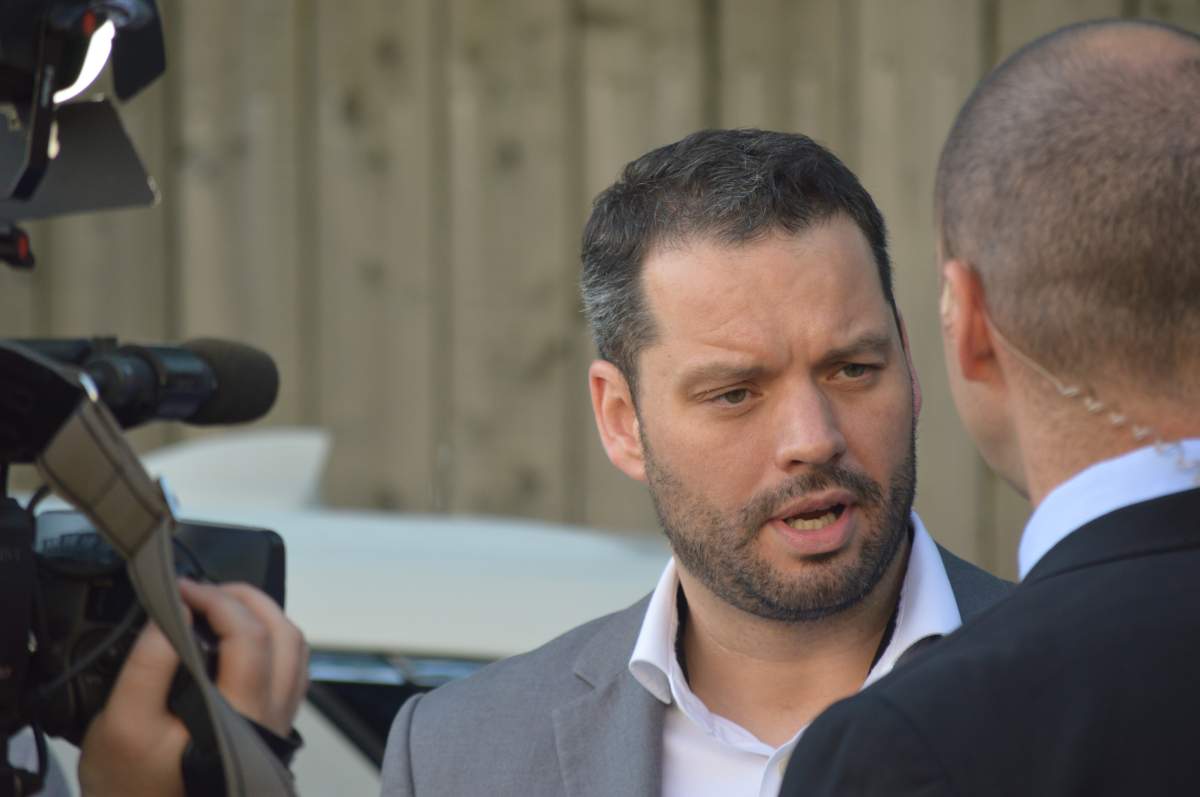 Nova Scotia’s Minister of Mines and Energy Derek Mombourquette speaks with Global News on July 4, 2019.