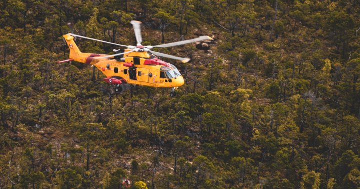 Полицията, издирването и спасяването търсят изчезнал хеликоптер близо до Ревелстоук, Британска Колумбия. 