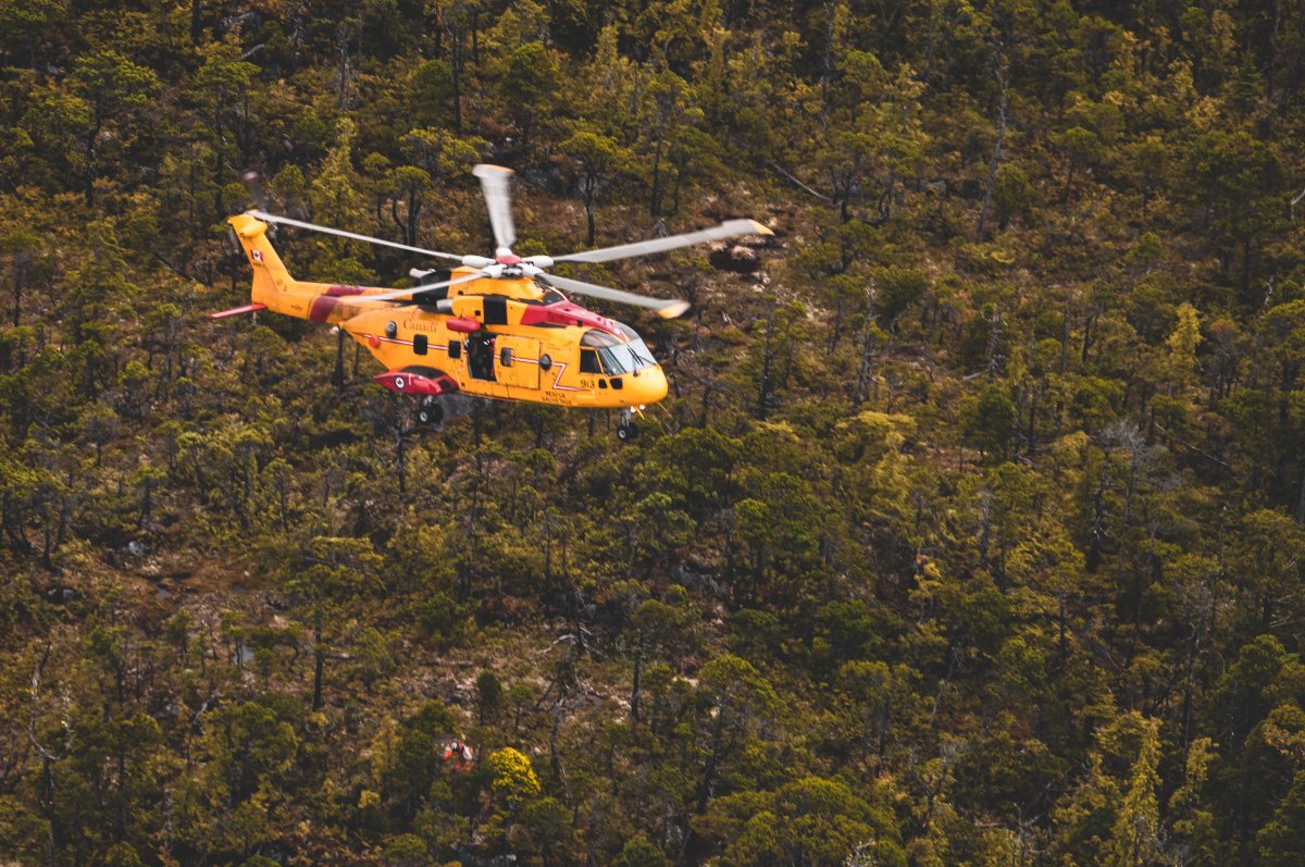 A Joint Rescue Co-Ordination Centre CH-149 Cormorant is seen in this file photo.