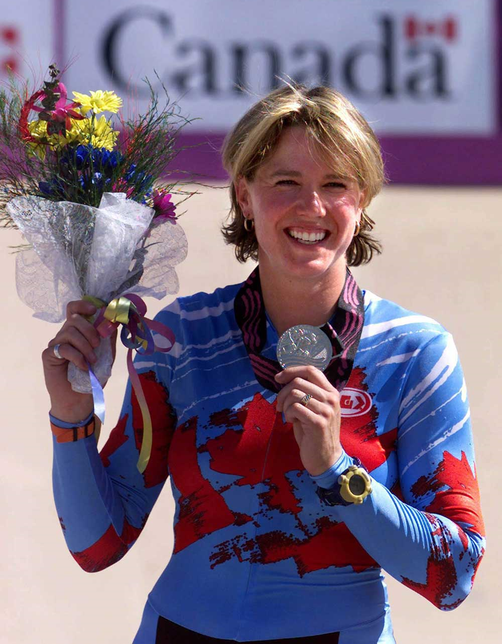 Winnipeg cyclist Tanya Dubnicoff won a pair of gold medals at the 1999 Pan Am Games – two of many honours in her illustrious career.