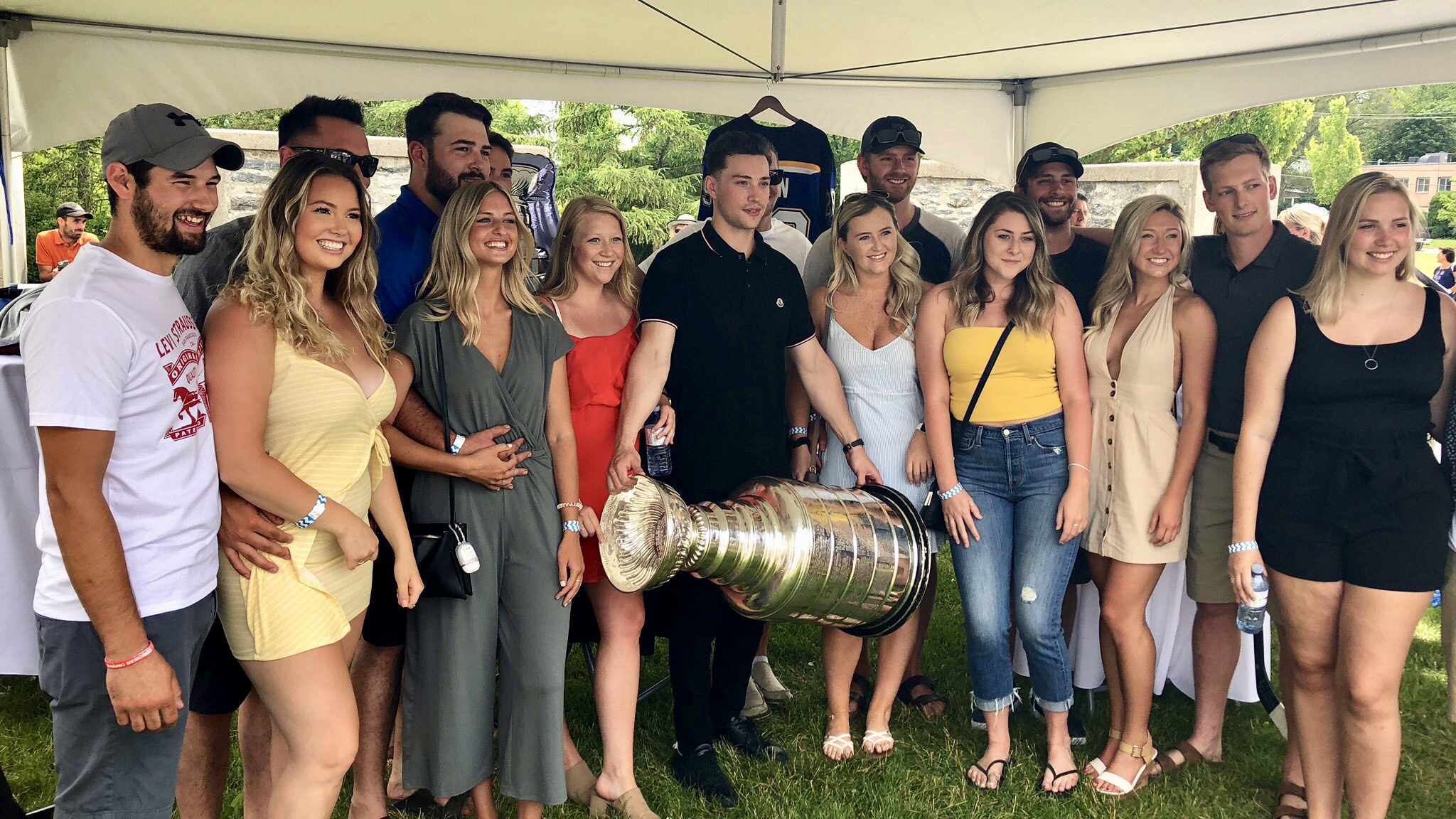 NHL player Vince Dunn visits hometown on weekend