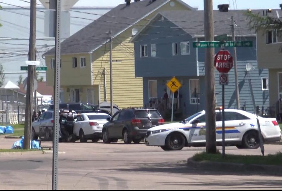 RCMP's Explosives Disposal Unit attended a home in Moncton, N.B., on July 25, 2019.